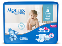 MOLTEX Premium Comfort 5 Junior  (13-18 кг) подгузники, 44 шт.