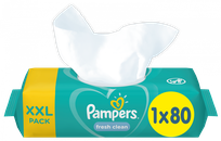 PAMPERS Fresh Clean wet wipes, 80 pcs.