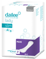 DAILEE Premium Lady Slim Maxi higiēniskās paketes, 28 gab.
