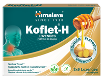 HIMALAYA Koflet-H Ginger lozenges, 12 pcs.