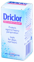 DRICLOR Roll-on deodorant, 20 ml