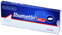 IBUMETIN 400 mg tabletes, 10 gab.