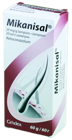 MIKANISAL 20 mg/g šampūns, 60 ml