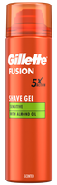 GILLETTE Fusion Sensitive with Almond Oil skūšanās putas, 200 ml