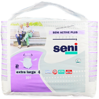 SENI Active Plus XL (120-160 cm) nappy pants, 10 pcs.