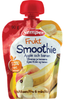 SEMPER Multi fruit, from 6 months smoothie, 90 g