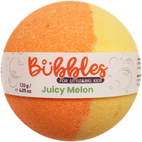 BUBBLES Juicy Melon bath bomb, 120 g