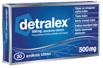 DETRALEX 500 mg tabletes, 30 gab.