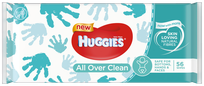 HUGGIES All Over Clean mitrās salvetes, 56 gab.