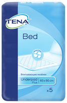 TENA Bed Secure Zone Plus 60 x 90 cm absorbējošie palagi, 5 gab.