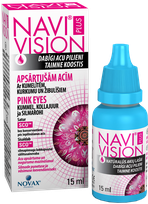 NAVIVISION Plus Pink Eye acu plāksteri, 15 ml