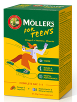 MOLLERS For Teens tabletes + kapsulas, 56 gab.