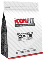 ICONFIT Overnight Oats - Chocolate-Peanut biezputra, 1000 g