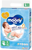 MOONY Airfit S (4-8 kg) diapers, 70 pcs.