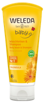 WELEDA Baby Calendula shampoo and body wash, 200 ml
