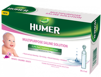 HUMER multifunctional physiological 0.9% NaCl, 5ml solution, 30 pcs.
