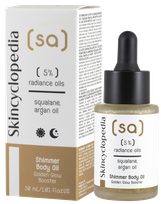 SKINCYCLOPEDIA 5% Radiant Oils, Squalene, Argan Oil and Gold Particles	 body oil, 30 ml