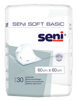 SENI Soft Basic 60x60 cm absorbent bed pad, 30 pcs.