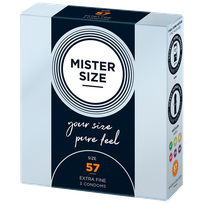 MISTER SIZE 57/180 mm condoms, 3 pcs.