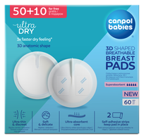 CANPOL  Babies Disposable nursing pads, 60 pcs.