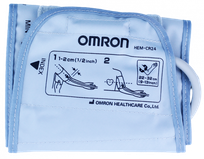 OMRON HEM-CR24 vidēja izmēra, 22-32 cm asinsspiediena mērītāja manšete, 1 gab.