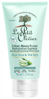 LE PETIT OLIVIER Aloe Vera & Green Tea hand cream, 75 ml