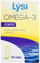 LYSI Omega-3 Forte kapsulas, 63 gab.