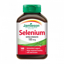 JAMIESON Selenium 100 mcg tabletes, 100 gab.