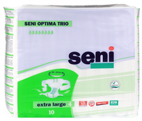 SENI Optima Trio XL (105-155 cm) diapers, 10 pcs.