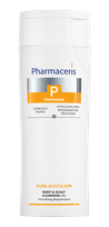 PHARMACERIS P Psoriasis Puri-Ichtilium for Body and Scalp attīroša želeja, 250 ml