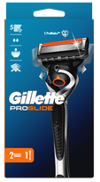 GILLETTE Fusion5 ProGlide 2 maiņas kasetnes +  skuveklis, 1 gab.