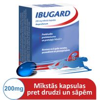IBUGARD 200 mg kapsulas, 10 gab.