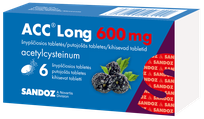 ACC LONG 600 mg effervescent tablets, 6 pcs.