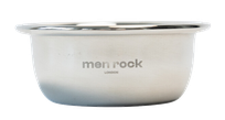 MEN ROCK Stainless Steel shaving bowl, 1 pcs.