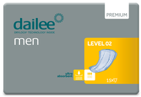 DAILEE Men Premium Level 3 urological pads, 15 pcs.