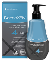 DERMOXEN 4 Men mazgāšanas līdzeklis intīmai zonai, 125 ml