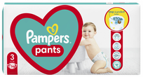 PAMPERS Maxi Pack 3 (6-11 kg) nappy pants, 56 pcs.