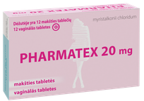 PHARMATEX  20 mg pills, 12 pcs.