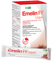 EMELIN FF Liquid 75 mg/400 mcg/2 mcg paciņas, 20 g