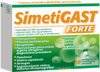 Simetigast FORTE 240 mg mīkstās kapsulas, 10 gab.