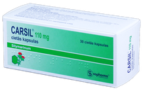 CARSIL 110 mg cietās kapsulas, 30 gab.