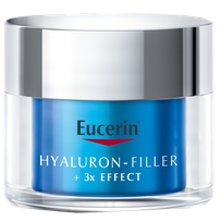 EUCERIN Hyaluron-Filler intensīvi mitrinošs nakts gēlkrēms ar trīskāršu efektu sejas krēms, 50 ml