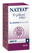 NATEO D Pro 4000 IU pilieni, 7.5 ml