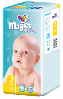 MAGICS Flexidry Mini 2 (4-8 kg) diapers, 42 pcs.