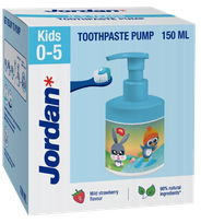 JORDAN Kids Pump (0-5) toothpaste, 150 ml