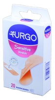 URGO  Sensitive Stretch пластырь, 20 шт.