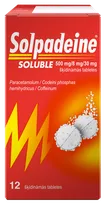 SOLPADEINE effervescent tablets, 12 pcs.