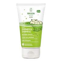 WELEDA Kids Lively Lime shampoo and body wash, 150 ml