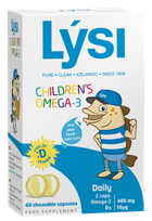 LYSI Childrens Omega-3 kapsulas, 60 gab.