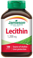 JAMIESON Lecithin 1200 mg softgel capsules, 100 pcs.